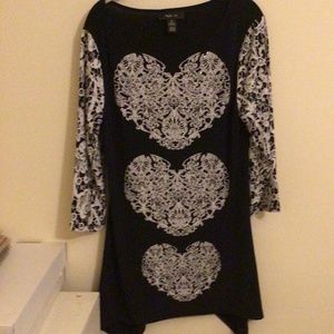 NWOT Women’s Style & Co. Black Tunic Top - Size- M